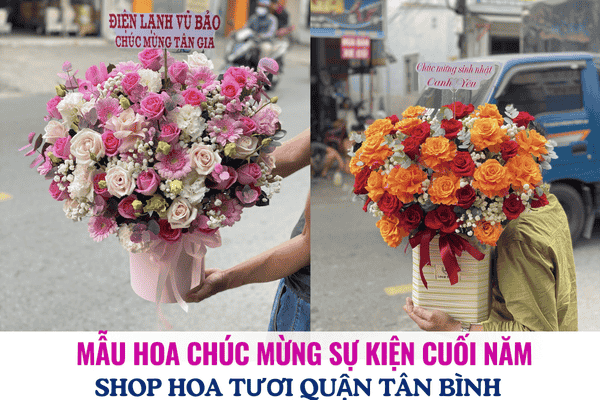 Gợi ý mẫu giỏ hoa cho các sự kiện cuối năm